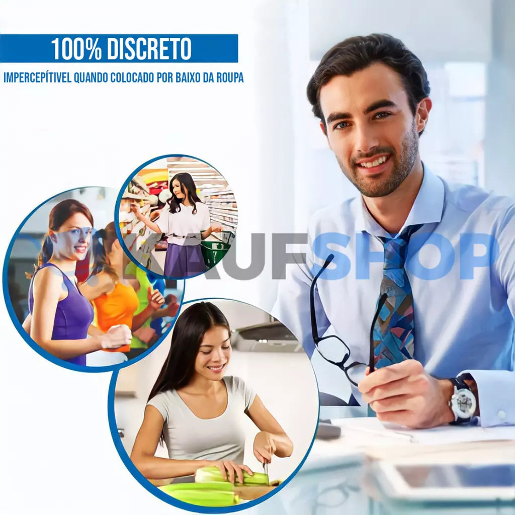 PostureFit: Corretor Postural Magnético Ajustável: Coluna, Ombro, Lombar e Clavícula